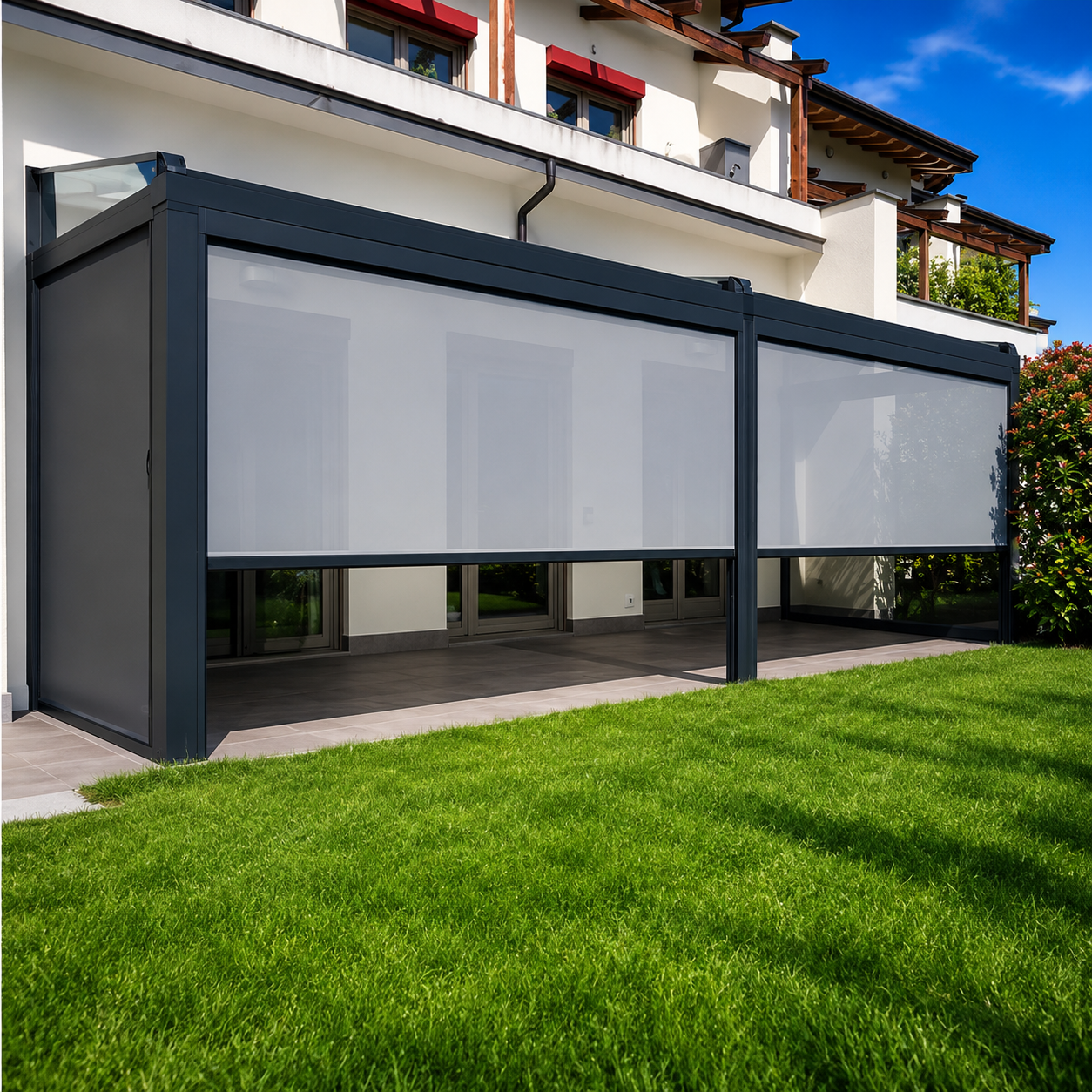 Zip perde cam balkon uygulaması